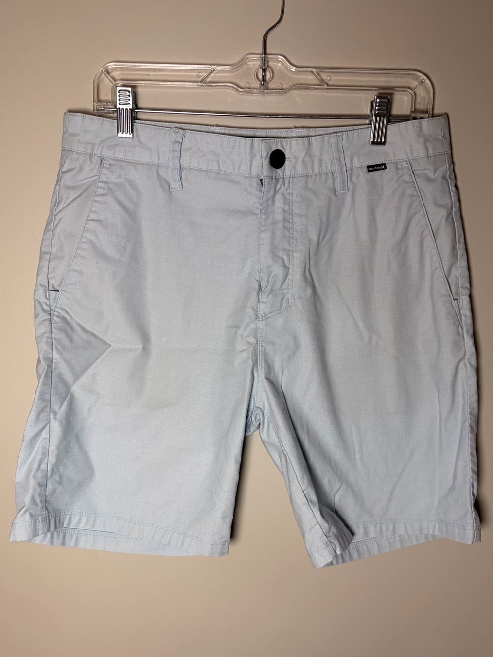 Hurley Dri-FIT Men’s Chino Shorts Size 30 Light Blue